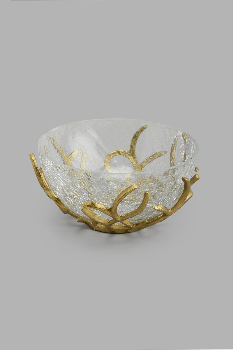 Redtag-Gold-Metal-&-Glass-Decorative-Bowl-Bowls-Home-Decor-