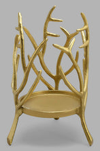 Load image into Gallery viewer, Redtag-Gold-Metal-&amp;-Glass-Decorative-Hurricane-Bowls-Home-Decor-

