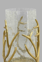 Load image into Gallery viewer, Redtag-Gold-Metal-&amp;-Glass-Decorative-Hurricane-Bowls-Home-Decor-
