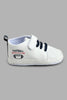 Redtag-White-Pram-Shoe-Colour:White,-Filter:Baby-Footwear-(0-to-18-Mths),-NBF-Casual-Shoes,-New-In,-New-In-NBF-FOO,-Non-Sale,-S22B,-Section:Kidswear-Baby-0 to 18 Months