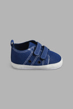 Load image into Gallery viewer, Redtag-Denim-Pram-Shoe-Pumps-Baby-0 to 18 Months
