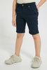 Redtag-Navy-Chino-Short-Shorts-Boys-2 to 8 Years