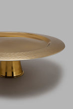 Load image into Gallery viewer, Redtag-Gold-Metal-Cake-Stand-Hammered-Trays-Home-Dining-
