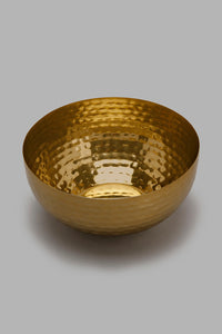 Redtag-Gold-Metal-Hammered-Bowl-Bowls-Home-Dining-