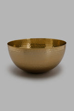 Load image into Gallery viewer, Redtag-Gold-Metal-Hammered-Bowl-Serving-Bowls-Home-Dining-
