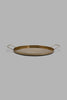 Redtag-Gold-Metal-Round-Tray-Trays-Home-Dining-