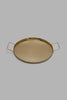 Redtag-Gold-Metal-Round-Tray-Trays-Home-Dining-