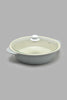 Redtag-Grey-Embossed-Round-Baking-Dish-With-Glass-Lid-Bakeware-Home-Dining-