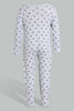 Redtag-Grey-And-Mustard--Car-Print-Sleep-Suit-Sleepsuits-Baby-0 to 12 Months