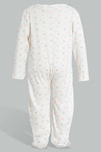 Load image into Gallery viewer, Redtag-Pink-And-White-Polka-Dot-Sleepsuit-Sleepsuits-Baby-0 to 12 Months
