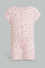 Load image into Gallery viewer, Redtag-Pink-Butterfly-Romper-Rompers-Baby-0 to 12 Months
