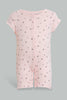 Redtag-Pink-Butterfly-Romper-Rompers-Baby-0 to 12 Months