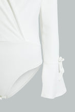Load image into Gallery viewer, Redtag-White-Wrap-Top-Tops-Women&#39;s-
