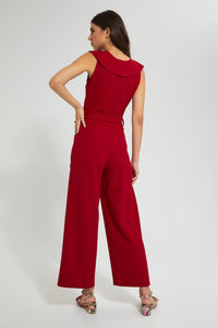 Redtag-Red-Jumpsuit-Dresses-Women's-