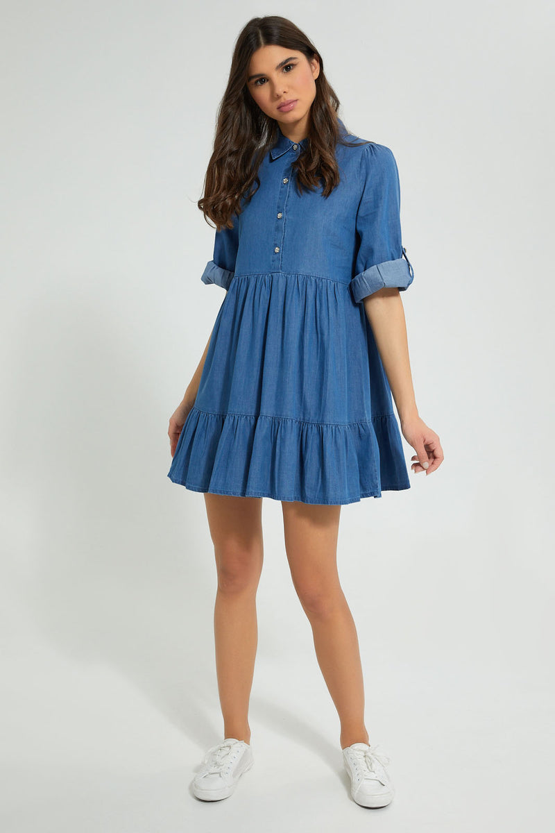 Redtag-Denim-Dress-Dresses-Women's-