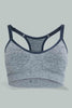 Redtag-Navy-Melange-Plain-Padded-Sports-Bra-Sports-Bras-Women's-