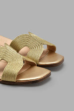 Load image into Gallery viewer, Redtag-Gold-Rope-Mule-Colour:Gold,-Filter:Women&#39;s-Footwear,-New-In,-New-In-Women-FOO,-Non-Sale,-S22A,-Section:Women,-Women-Casual-Sandals-Women&#39;s-
