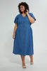 Redtag-Chambray-Button-Front-Dress-Dresses-Women's-