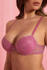 Redtag-Pink/Sage-Plain-Padded-Plunge-Bra-(2-Pack)-Plunge-Bras-Women's-