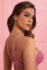 Redtag-Pink/Sage-Plain-Padded-Plunge-Bra-(2-Pack)-Plunge-Bras-Women's-