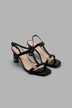 تنزيل الصورة على معرض الصور، Redtag-Black-T-Bar-Sandal-Sandals-Women&#39;s-
