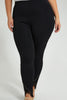 Redtag-Black-Ponte-Legging-With-Lace-&-Studs-At-Hem-Colour:Black,-Filter:Plus-Size,-LDP-Leggings,-New-In,-New-In-LDP,-Non-Sale,-S22A,-Section:Women-Women's-