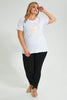 Redtag-Black-Ponte-Legging-With-Lace-&-Studs-At-Hem-Colour:Black,-Filter:Plus-Size,-LDP-Leggings,-New-In,-New-In-LDP,-Non-Sale,-S22A,-Section:Women-Women's-