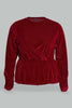Redtag-Velour-Peplum-Top-Tops-Women's-