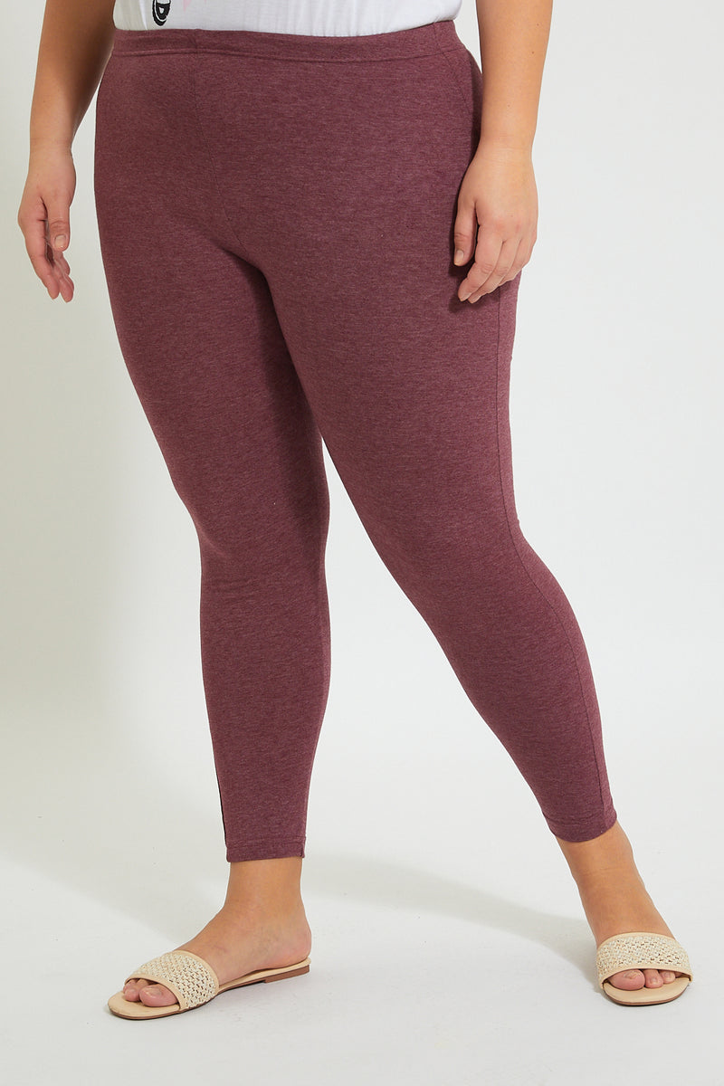 Purple Basic Legging