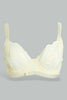 Redtag-Black/Yellow-Plain-Lace-Non-Padded-Bra-(2-Pack)-Non-Padded-Women's-