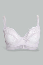 Load image into Gallery viewer, Black And White Lace Non-Padded Bra (Pack of 2)
