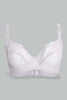 Black And White Lace Non-Padded Bra (Pack of 2)