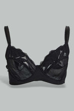 Load image into Gallery viewer, Black And White Lace Non-Padded Bra (Pack of 2)
