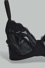 Load image into Gallery viewer, Black And White Lace Non-Padded Bra (Pack of 2)
