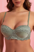 Load image into Gallery viewer, Redtag-Sage/Ivory-Plain-Padded-Balconette-Bra-(2-Pack)-Balconette-Women&#39;s-
