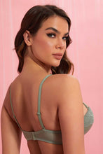 Load image into Gallery viewer, Redtag-Sage/Ivory-Plain-Padded-Balconette-Bra-(2-Pack)-Balconette-Women&#39;s-
