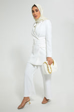 تنزيل الصورة على معرض الصور، Redtag-White-Wide-Leg-Trouser-Trousers-Women&#39;s-
