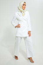 تنزيل الصورة على معرض الصور، Redtag-White-Wide-Leg-Trouser-Trousers-Women&#39;s-
