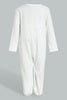 Redtag-Beige-Leoprd-Frill-Sleepsuit-Sleepsuits-Baby-0 to 12 Months