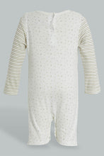 Load image into Gallery viewer, Redtag-Beige-Star-Duangree-Romper-Rompers-Baby-0 to 12 Months
