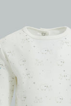 Load image into Gallery viewer, Redtag-Beige-Sheep-Jacquard-Duangree-Rompers-Baby-0 to 12 Months
