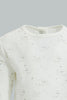 Redtag-Beige-Sheep-Jacquard-Duangree-Rompers-Baby-0 to 12 Months