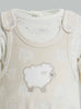 Redtag-Beige-Sheep-Jacquard-Duangree-Rompers-Baby-0 to 12 Months