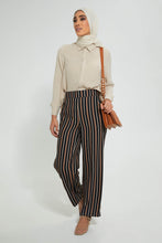 تنزيل الصورة على معرض الصور، Redtag-Wide-Leg-Striped-Trouser-Trousers-Women&#39;s-
