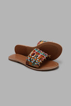 Load image into Gallery viewer, Multicolour Embroidered Mule
