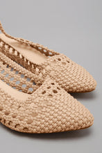 Load image into Gallery viewer, Redtag-Natural-Basket-Weave-Shoe-Slingbacks-Women&#39;s-
