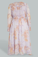 تنزيل الصورة على معرض الصور، Redtag-Floral-Print-Wrap-Midi-Dress-Dresses-Women&#39;s-
