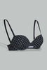 Redtag-Pink-Floral-Printed/Green-Plain-Padded-Push-Up-Bra-(2-Pack)-Push-up-Bras-Women's-