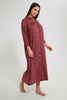 Redtag-Maroon-Polka-Printed-Nightgown-Nightgowns-Women's-