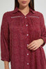Redtag-Maroon-Polka-Printed-Nightgown-Nightgowns-Women's-